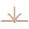 Ekena Millwork Redmond Smooth Timber Gable Bracket, Douglas Fir, 96"W x 52"H x 5 1/2"D x 5 1/2"F, 13/12 Pitch GBW096X52X0606RED00SDF - alternate 1